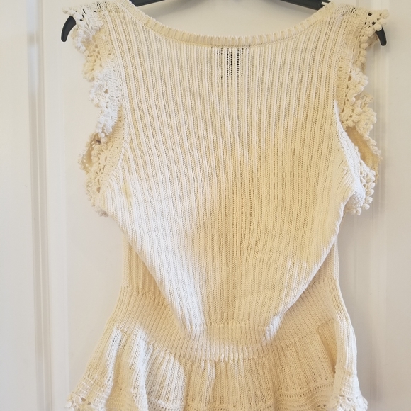 Page Ammeline Top in Ecru Size L - Picture 2 of 6